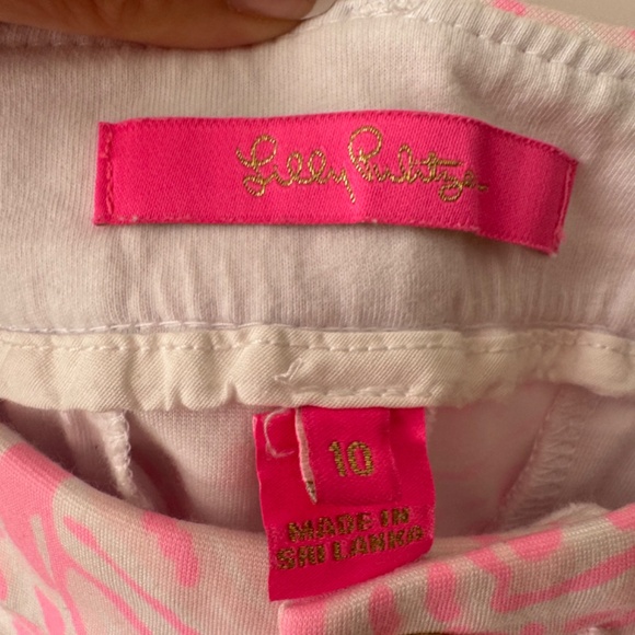 Lilly Pulitzer Pink Patterned Women Shorts - Picture 5 of 7
